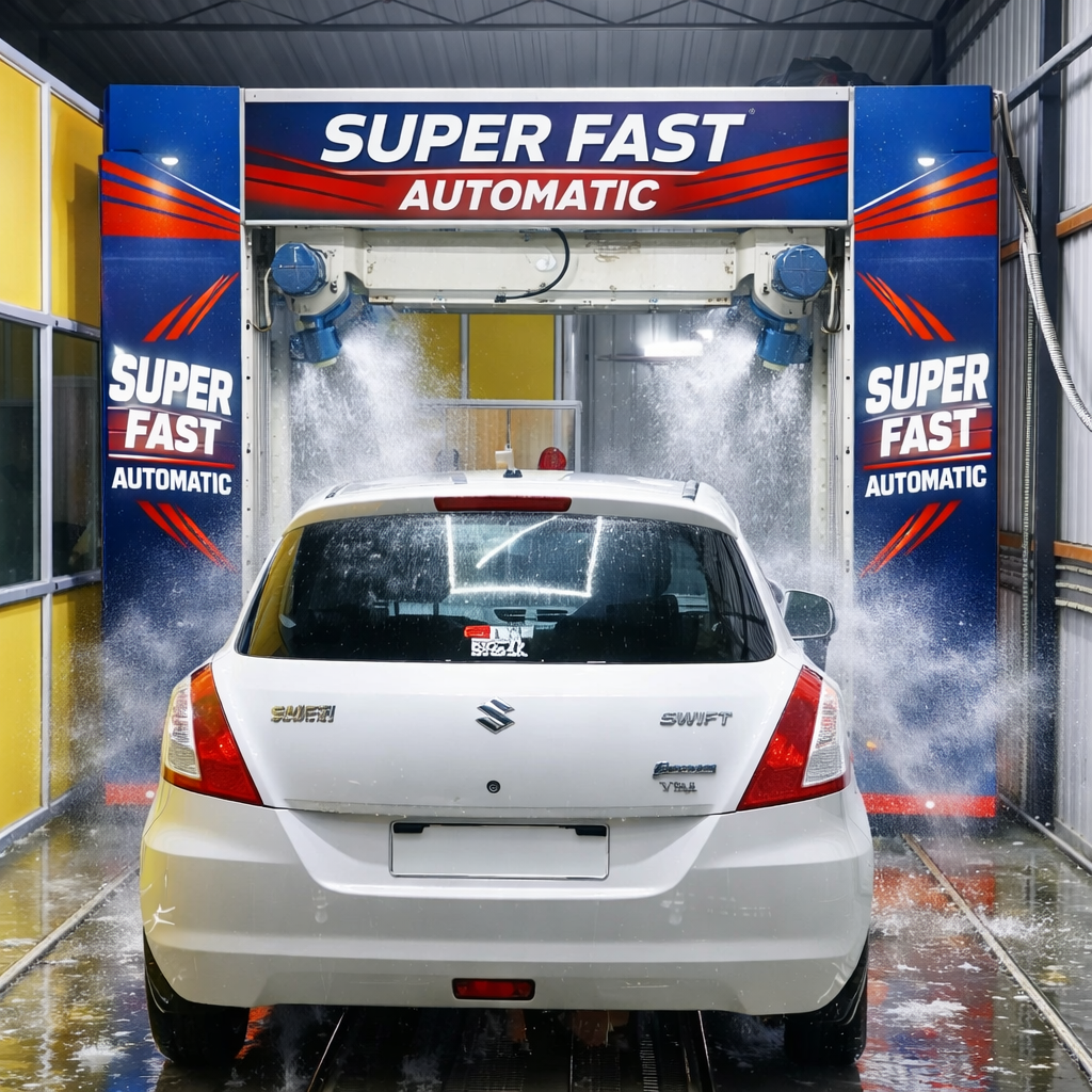 Jet wash with dryer machine
